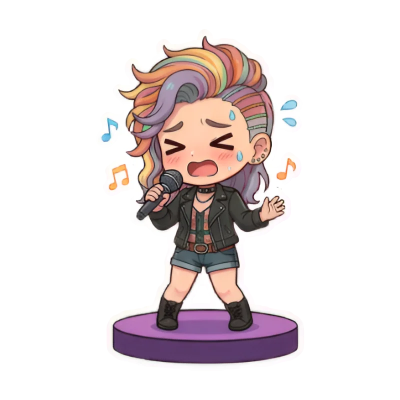 Karaoke sticker