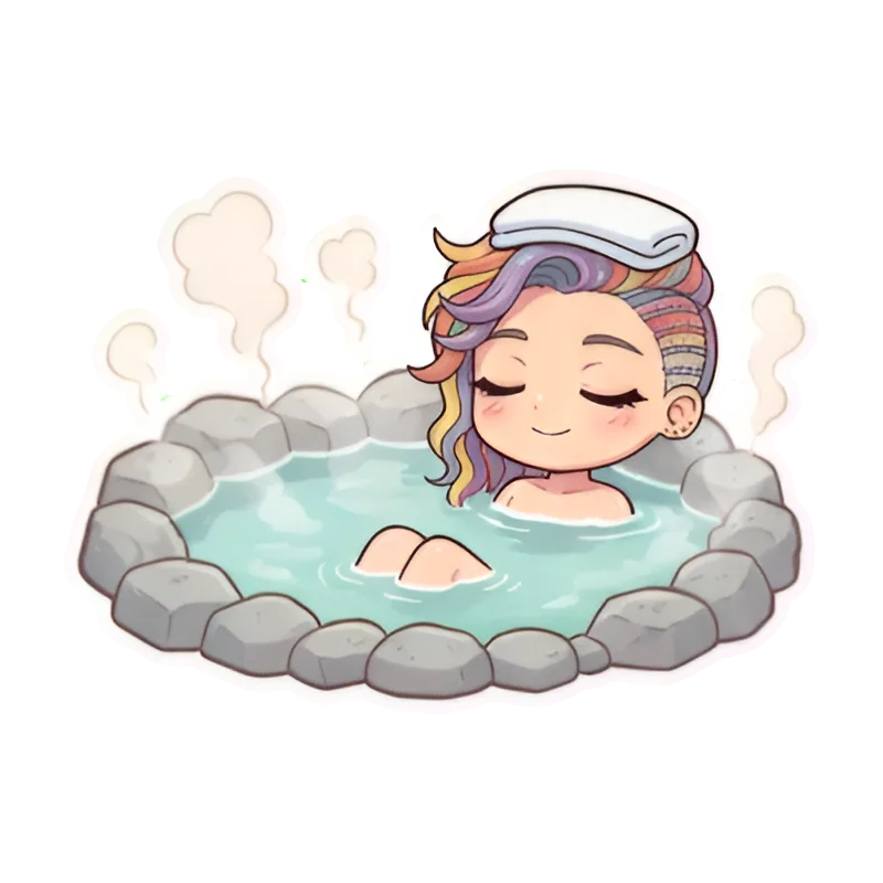 Onsen sticker