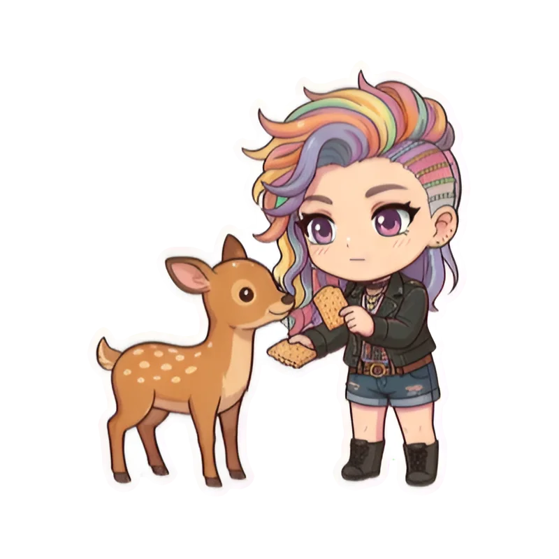 Nara deer sticker